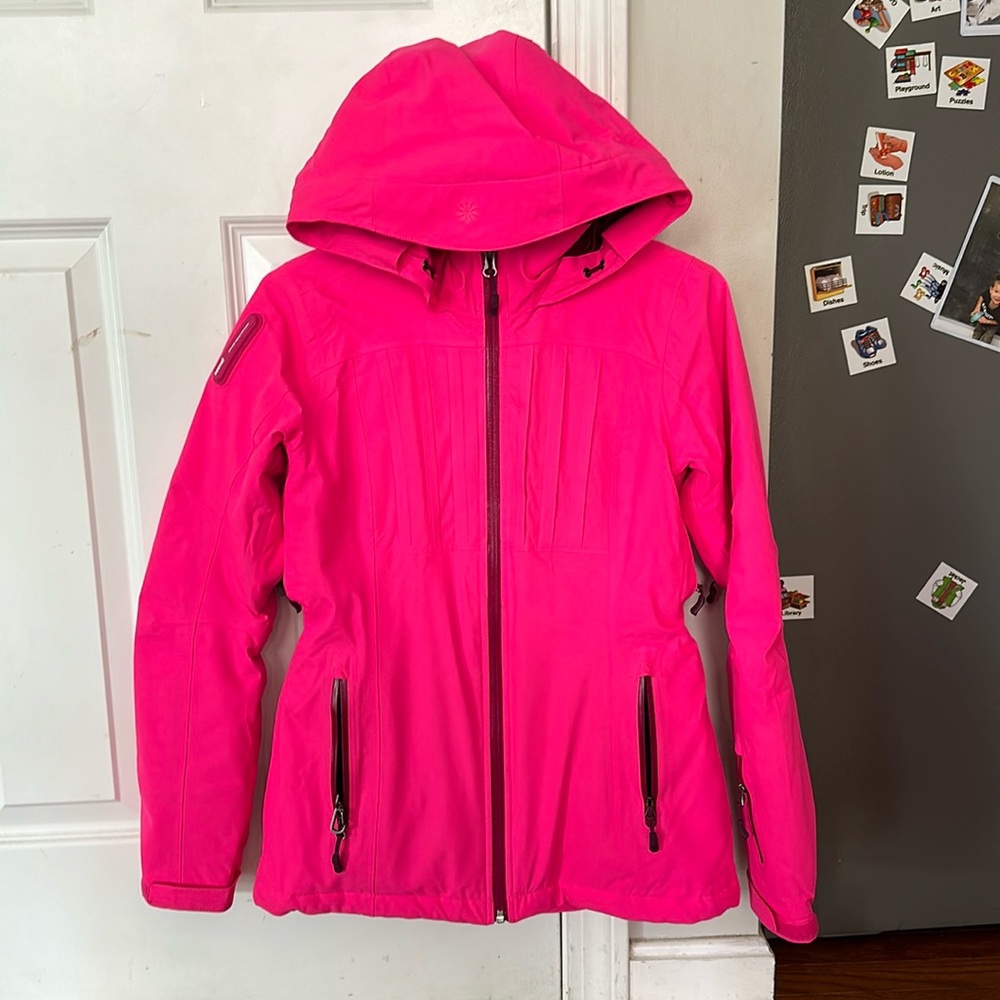 Athleta Slalom Stretch Ski Snowboard Jacket XXS Magenta
